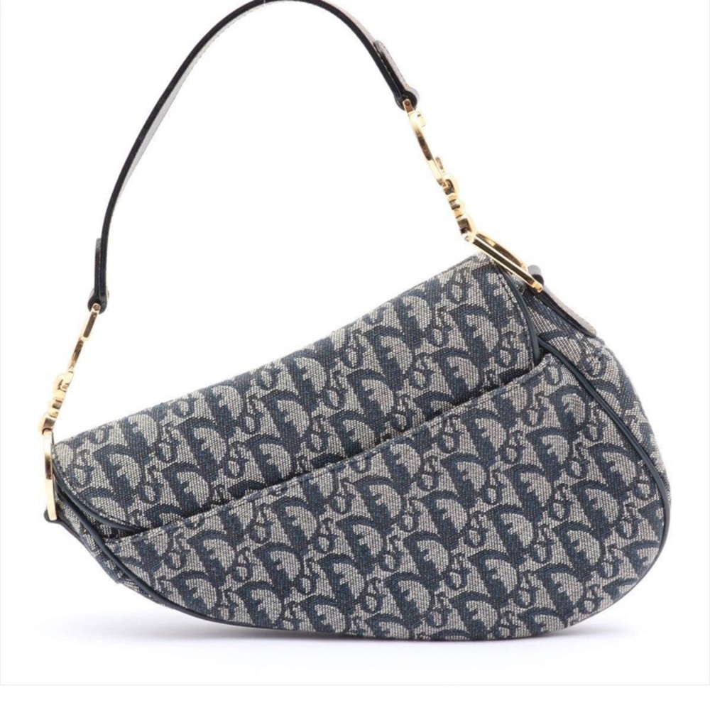 Christian Dior Vintage Diorissimo Saddle Bag EUC - Picture 2 of 11